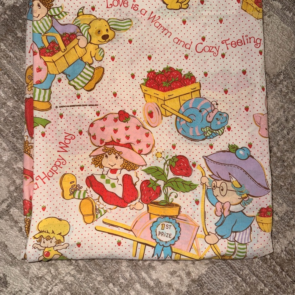 American Greetings 🍓Strawberry Shortcake🍓 START EACH DAY IN A HAPPY WAY VINTAGE - Picture 5 of 7